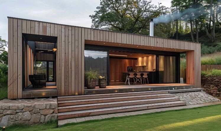 Планкен фасадный лиственница