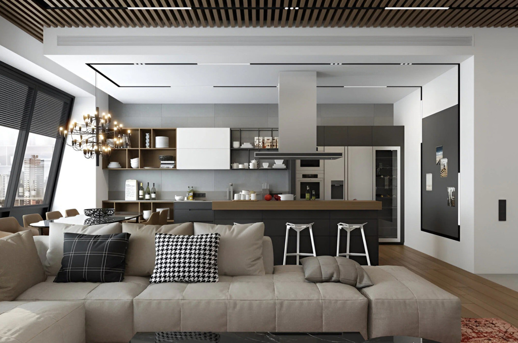 Дерево в интерьерах 2026