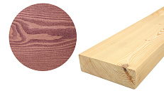 Палубная доска крашеная цвет Гранат - карточка - alt