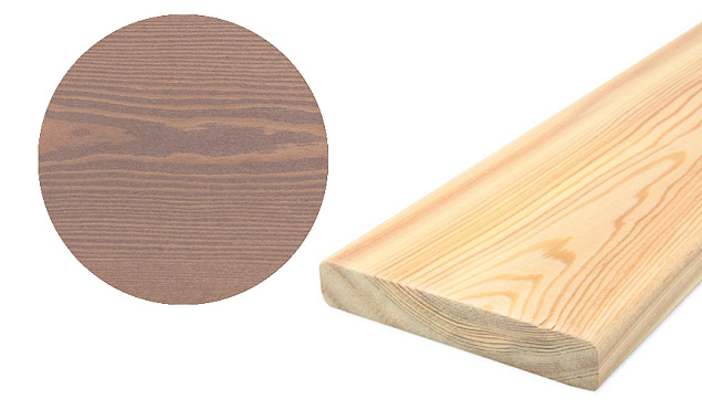 Планкен крашеный цвет Какао